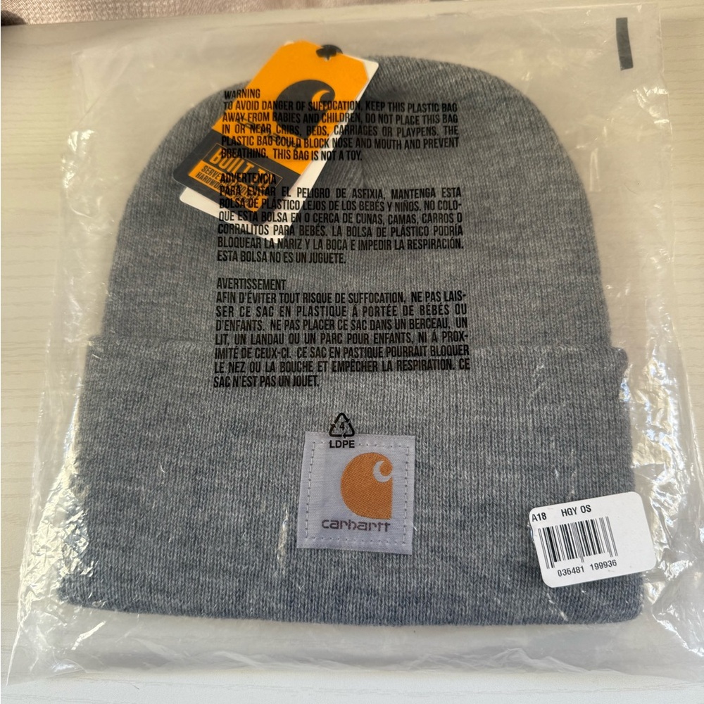 Carhartt Heather Gray Knit Hat